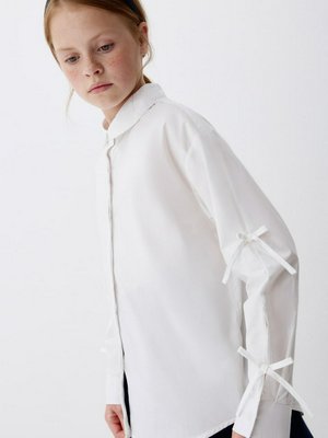 Блузка с бантиками для девочек, арт. 10900