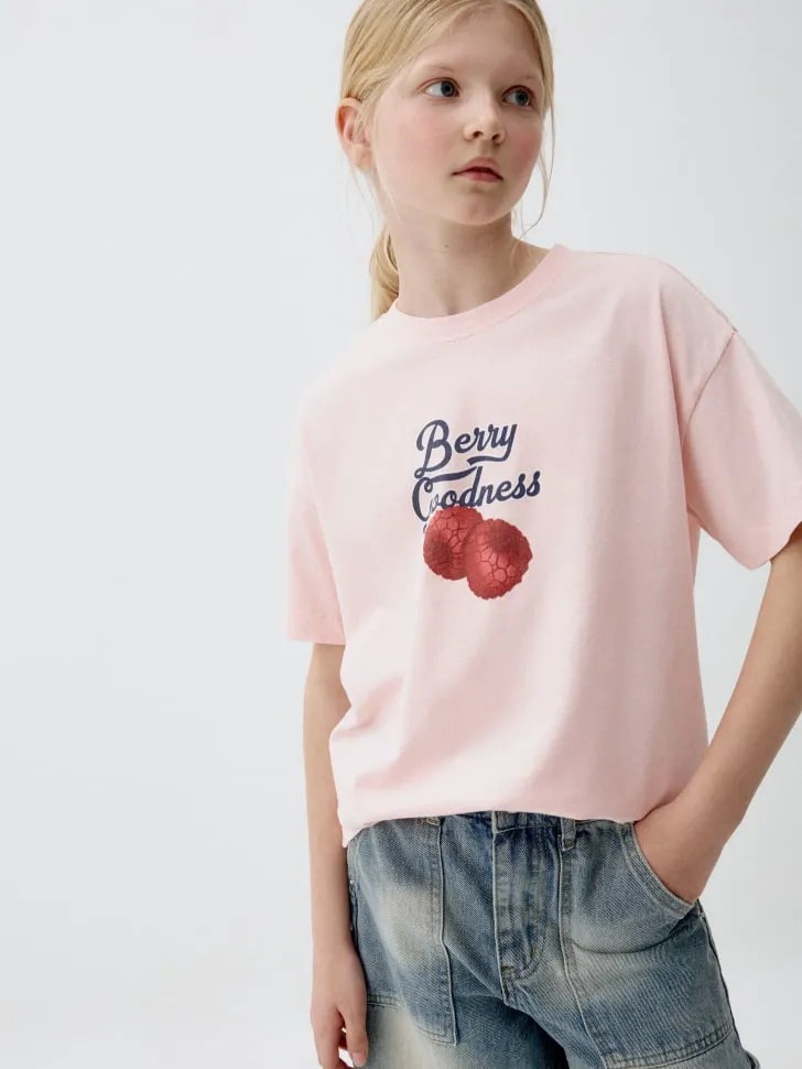 Футболка с принтом для девочек, арт. 10906