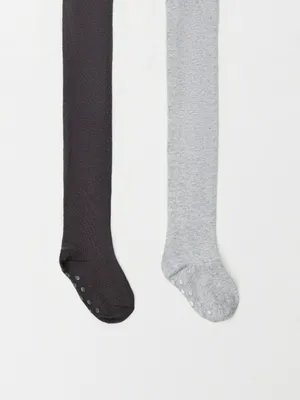 Набор колготок для малышей, темно-серый, серый, арт. N/A