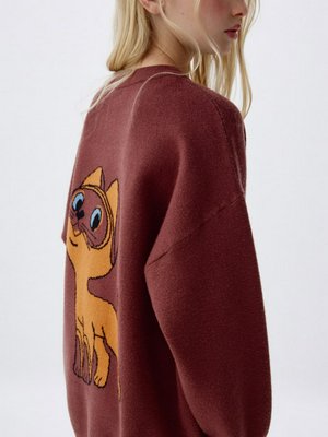 Вязаный джемпер для девочек SELA x Союзмультфильм, арт. 10919