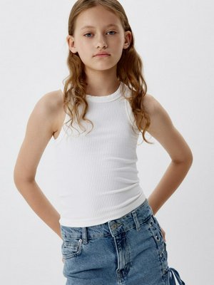 Базовый топ в рубчик для девочек, арт. 10936
