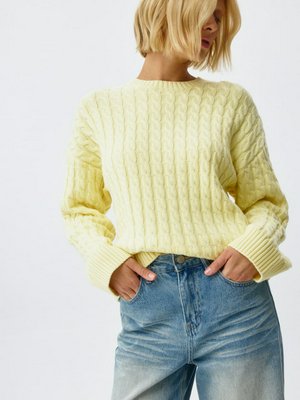 Вязаный джемпер фактурной вязки, арт. 10972