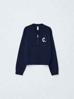 Вязаный бомбер для девочек, арт. 10994