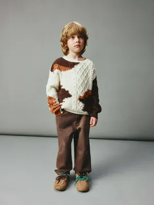 Джинсы Baggy на резинке для мальчиков, арт. 11010