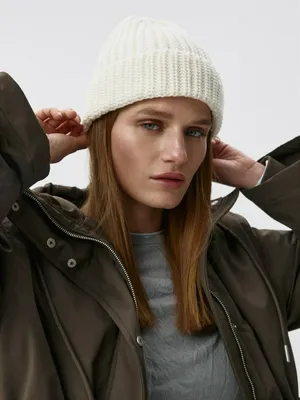 Шапка-бини с содержанием шерсти, арт. 11016