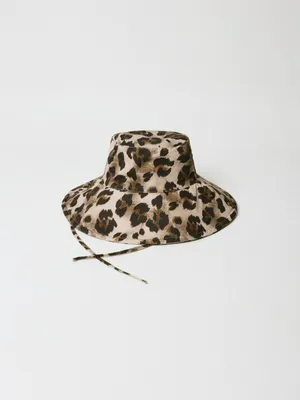 Панама Sela с леопардовым принтом, арт. 11099
