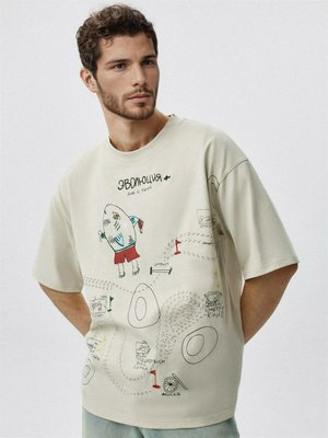 Футболка RELAXED FIT с принтом
