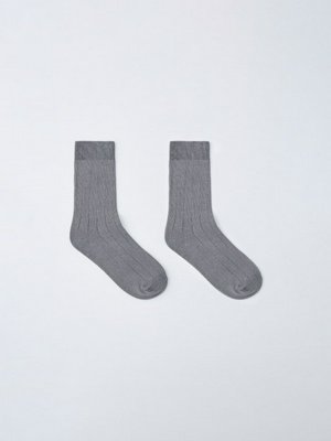 Высокие носки в рубчик, арт. 11222