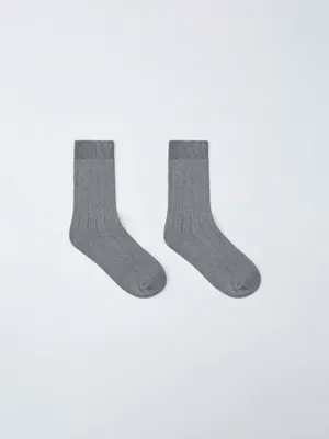 Высокие носки в рубчик, арт. 11222