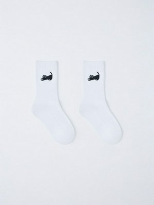 Длинные носки с вышивкой, арт. 11228