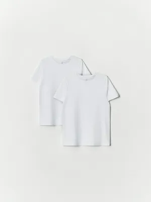 Набор из 2 базовых футболок для девочек, не указан, арт. 11238