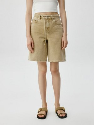 Джинсовые шорты wide leg