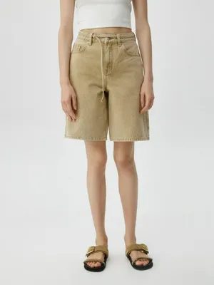 Джинсовые шорты wide leg, арт. 11568