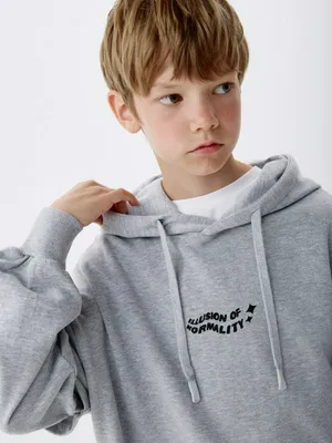 Худи оверсайз с вышивкой для мальчиков, арт. 11570