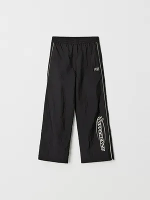 Широкие нейлоновые брюки для девочек, арт. 11572