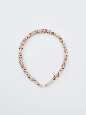 Ободок для волос с принтом для девочек, разноцветный, арт. 11573