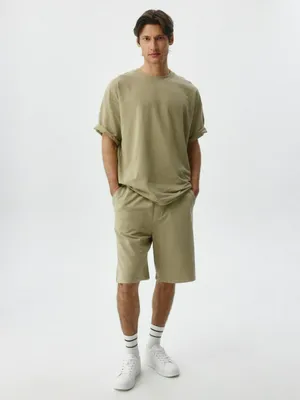 Трикотажный комплект из футболки и шорт, арт. 11575