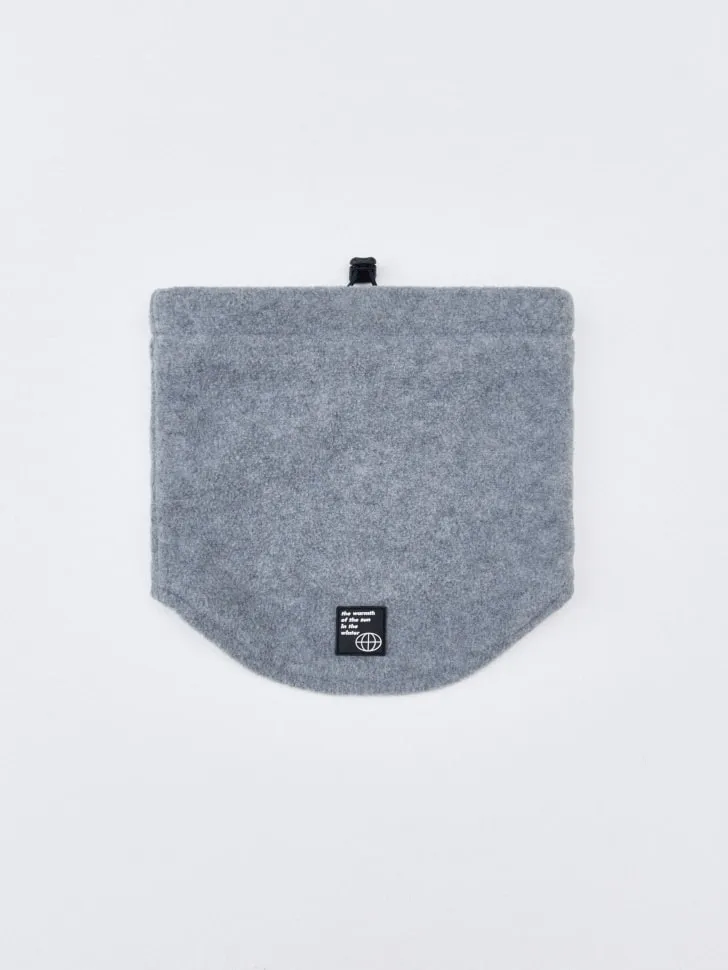 Флисовый снуд детский, серый, арт. 11622