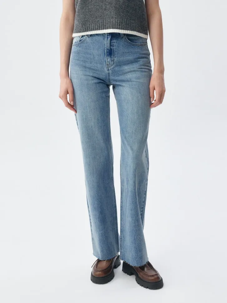 Джинсы Straight, голубой, арт. 11637