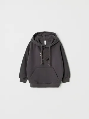 Худи оверсайз с принтом для девочек, арт. 11644