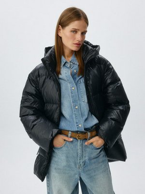 Дутая куртка с натуральным наполнителем, арт. 11660