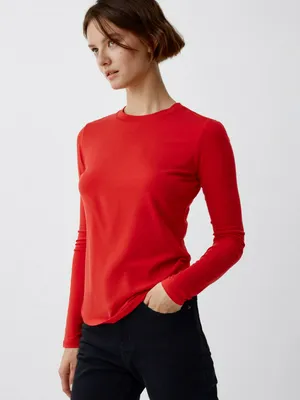 Лонгслив из смесового тенсела, арт. 11669