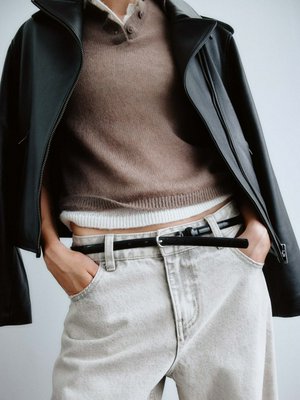 Ремень из натуральной кожи премиум качества, арт. 11672