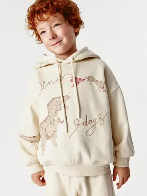 Худи оверсайз с принтом детское, арт. 11682