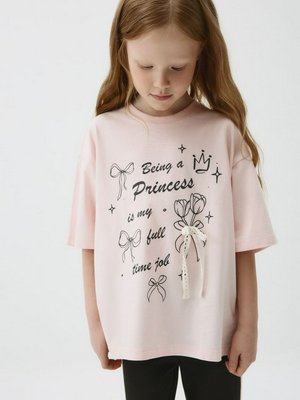 Футболка с принтом для девочек, арт. 11795