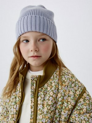 Вязаная шапка-бини для девочек, арт. 11835