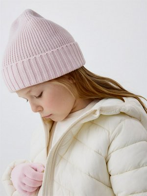 Вязаная шапка-бини для девочек, арт. 11837