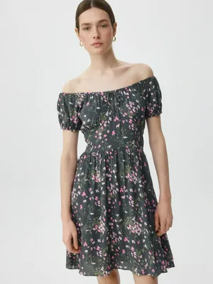 Платье мини из вискозы, арт. 11844