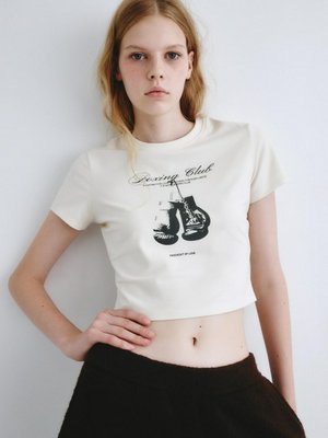 Укороченная футболка SELA Young, арт. 11848