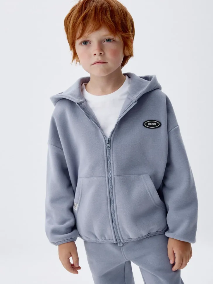 Детская толстовка с капюшоном, голубой, арт. 11849