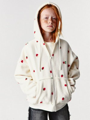 Плюшевая толстовка с принтом для девочек, арт. 11882