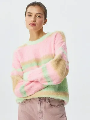 Пушистый джемпер с шерстью, арт. 11883