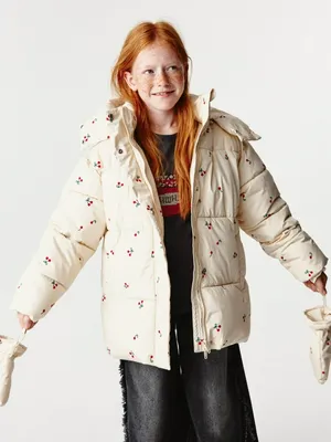 Зимняя куртка с дутыми рукавицами, арт. 11935