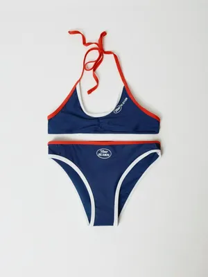 Раздельный купальник с принтом для девочек, арт. 11951