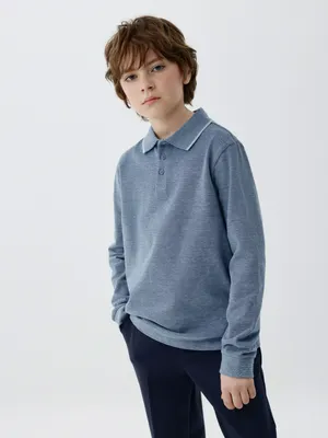 Поло с длинным рукавом для мальчиков, арт. 11970