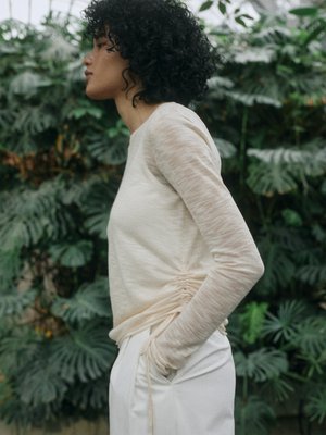 Полупрозрачный джемпер из смесовой вискозы, арт. 11977