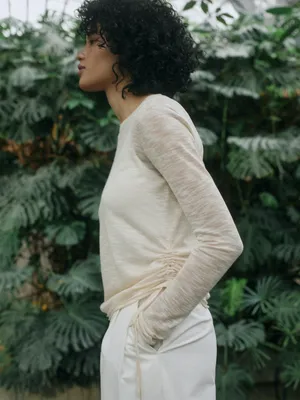 Полупрозрачный джемпер из смесовой вискозы, арт. 11977