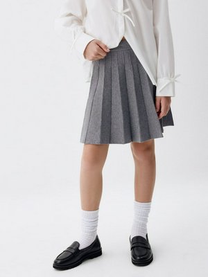 Вязаная юбка в складку для девочек, арт. 11984