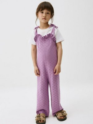 Вязаный комбинезон для девочек, арт. 12002