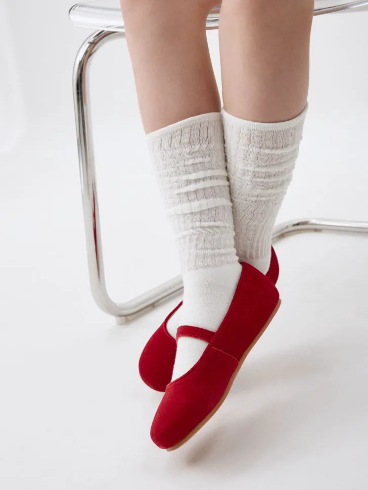 Белые гольфы для девочек, белый, арт. 12035