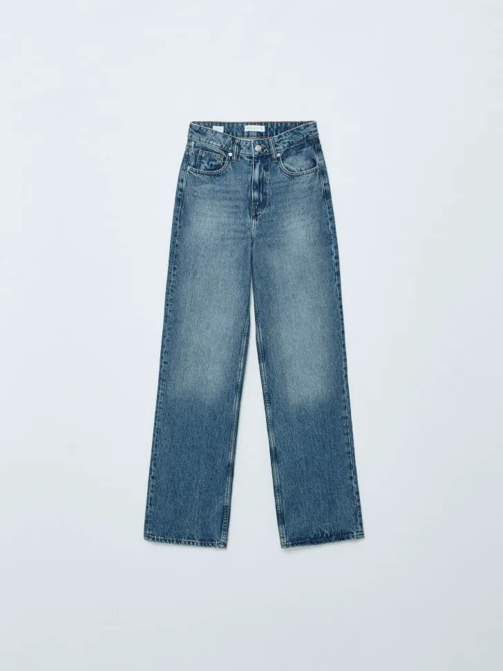 Джинсы WIDE LEG TALL, синий, арт. 12054