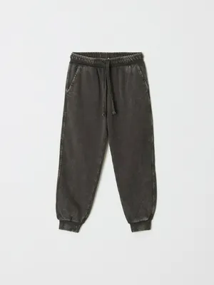 Детские джоггеры с эффектом стирки, арт. 12073