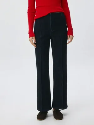 Джинсы Flared без пояса со стрелками, арт. 12086