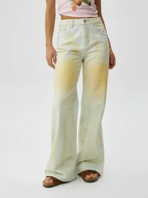 Джинсы WIDE LEG в стиле гранж, арт. 12087