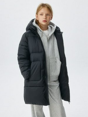 Зимнее стеганое пальто с капюшоном для девочек, арт. 12088