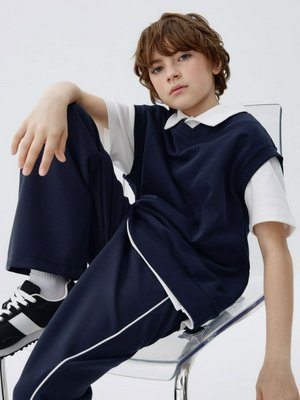 Трикотажный жилет оверсайз детский, арт. 12093